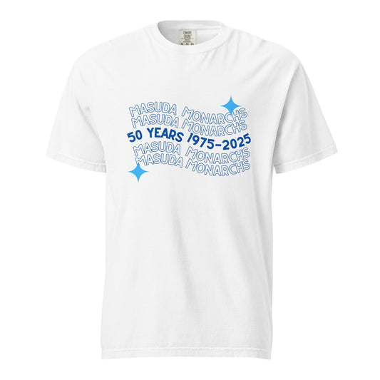 Signature | Comfort Colors T-Shirt | Masuda Middle School | 50 Years Logo