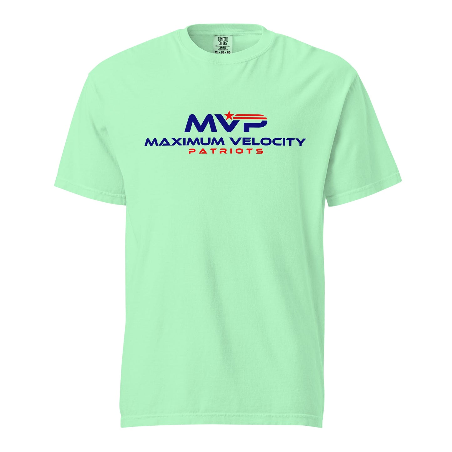 Signature | Comfort Colors T-Shirt | Maximum Velocity Youth Sports | Vanguard Logo