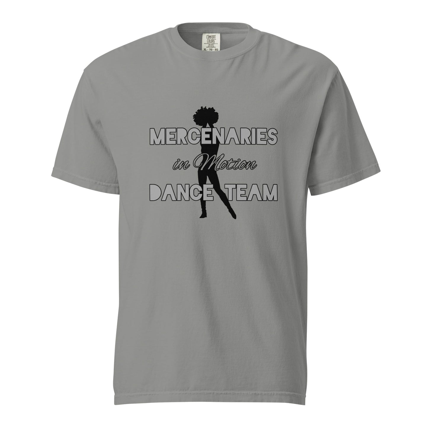 Signature | Comfort Colors T-Shirt | Mercenaries in Motion Dance Team | Silhouette Logo