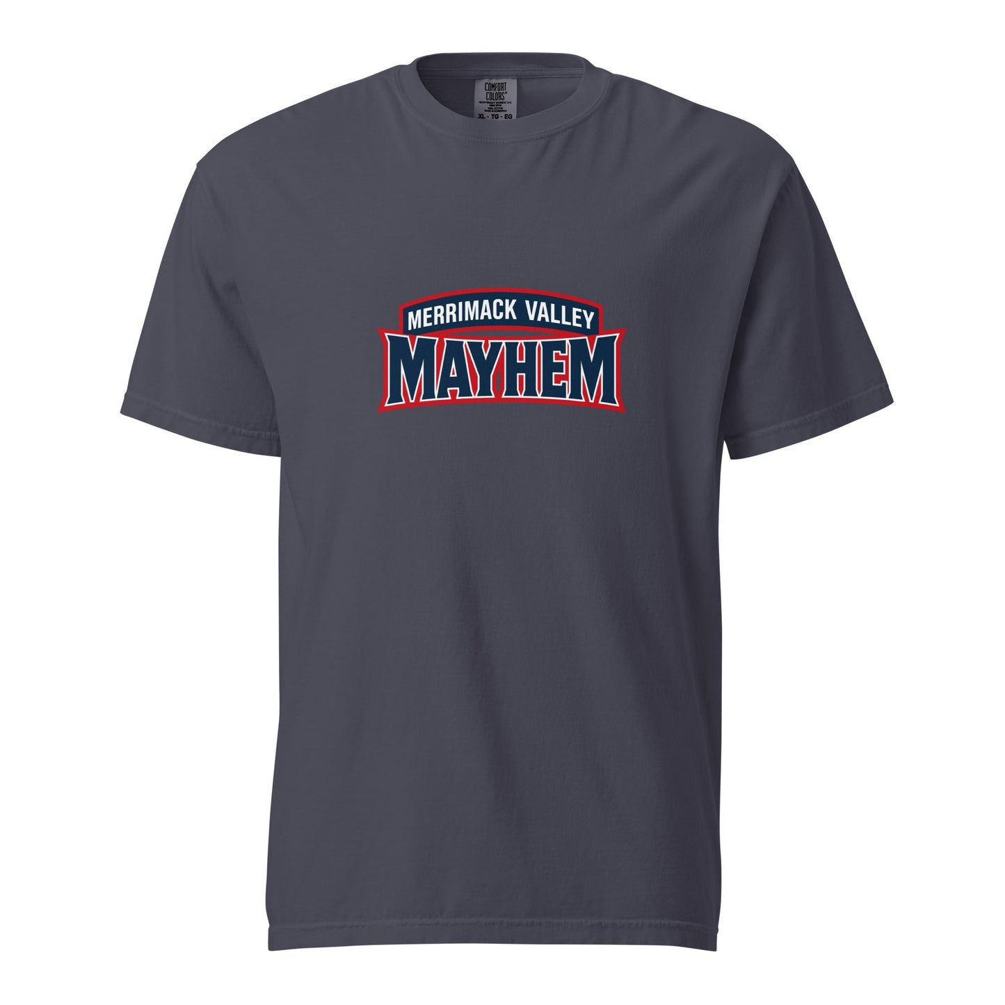 Signature | Comfort Colors T-Shirt | Merrimack Valley Mayhem | Script Logo