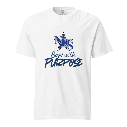 Signature | Comfort Colors T-Shirt | NES - Boys with Purpose | Boys with Purpose Logo