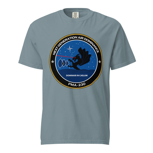 Signature | Comfort Colors T-Shirt | Next Generation Air Dominance | Badge Logo