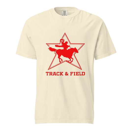 Signature | Comfort Colors T-Shirt | North Lake Track and Field | Cowboy T&F Logo