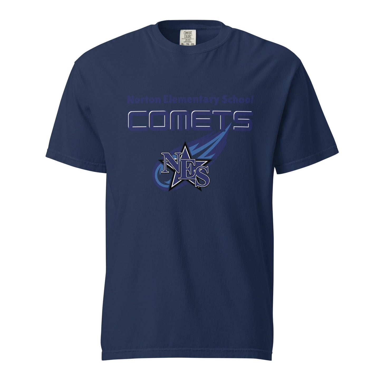 Signature | Comfort Colors T-Shirt | Norton Elementary School | Space Script Logo