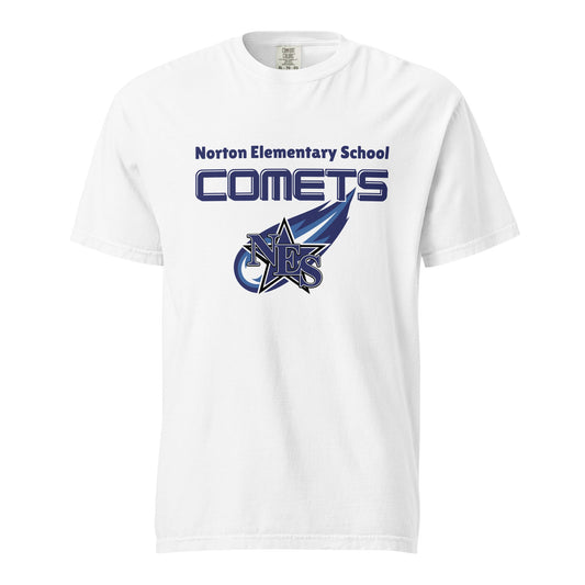 Signature | Comfort Colors T-Shirt | Norton Elementary School | Space Script Logo