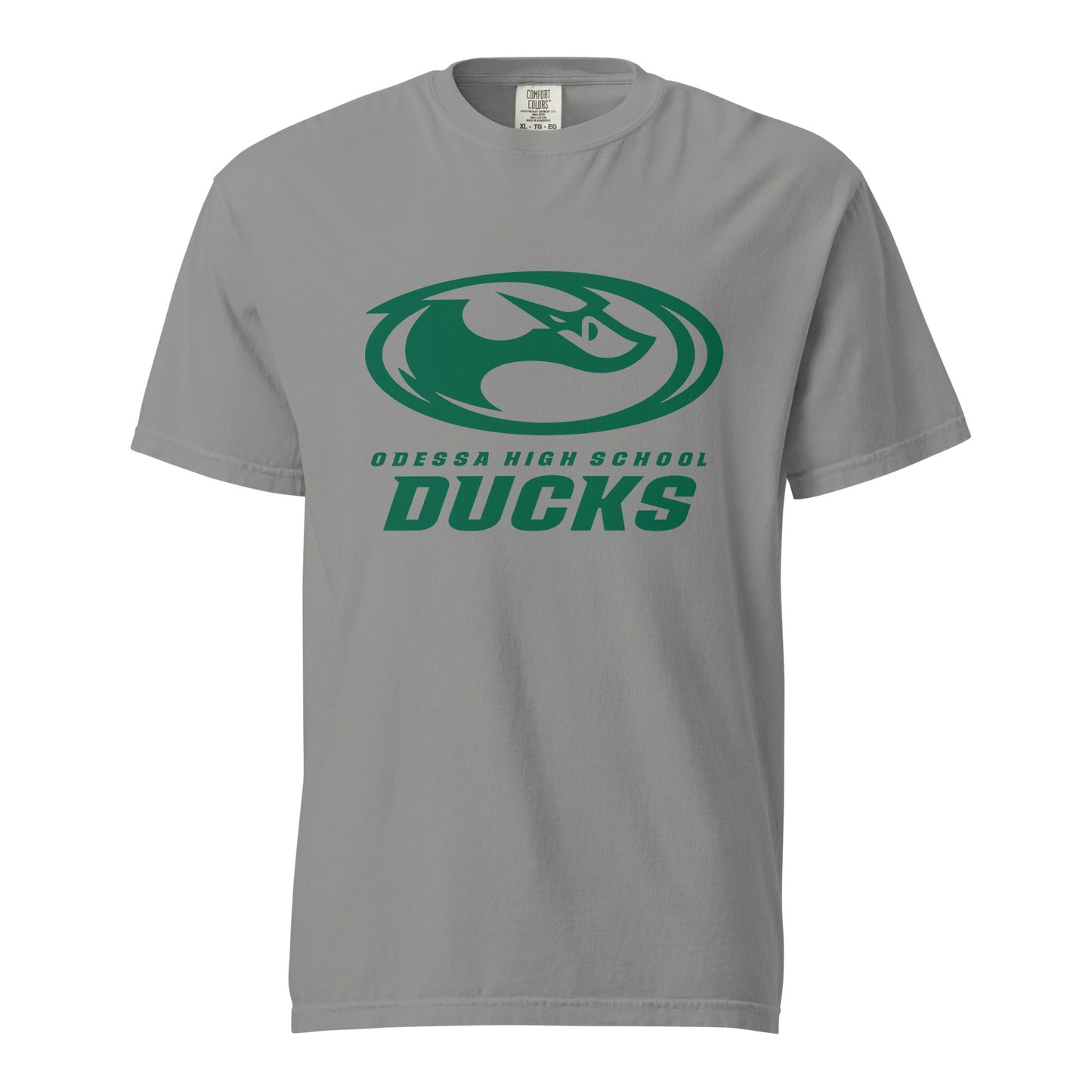 Signature | Comfort Colors T-Shirt | Odessa Girls Lacrosse | Ducks Green Logo