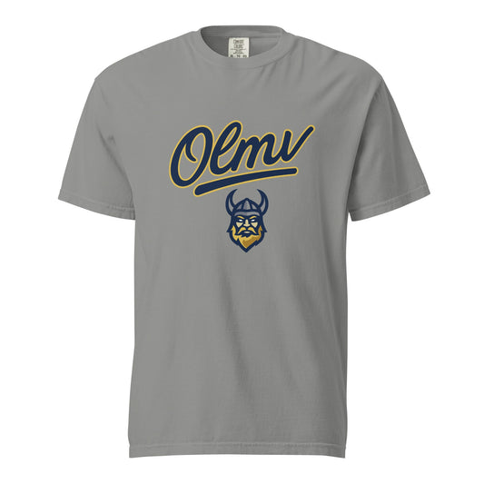 Signature | Comfort Colors T-Shirt | OLMV Vikings | Script Logo