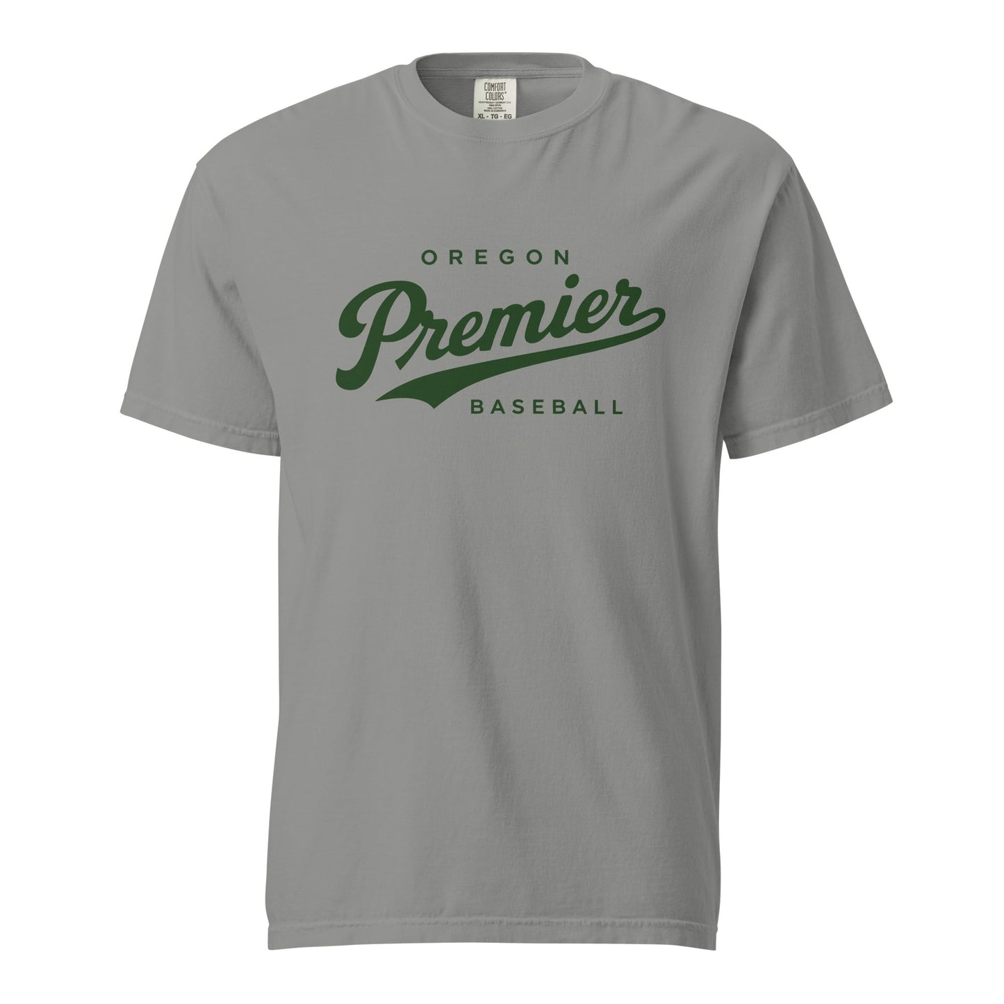 Signature | Comfort Colors T-Shirt | Oregon Premier Baseball | Premier Logo