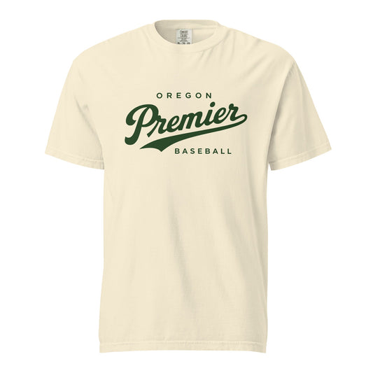 Signature | Comfort Colors T-Shirt | Oregon Premier Baseball | Premier Logo