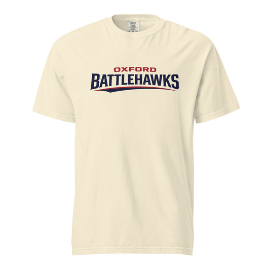 Signature | Comfort Colors T-Shirt | Oxford Battlehawks 13U | Raptor Logo