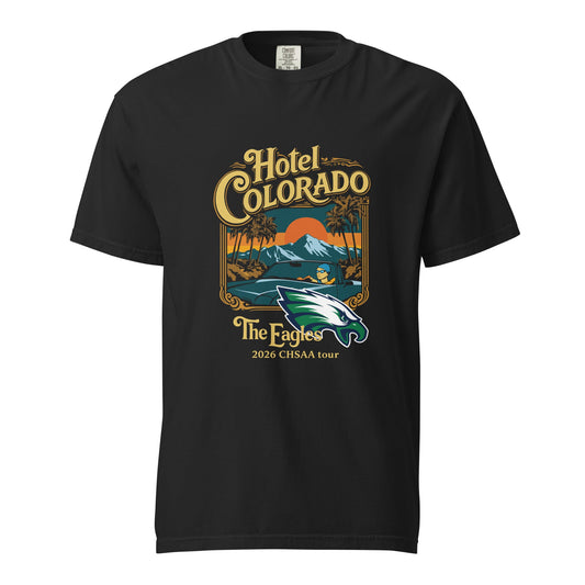 Signature | Comfort Colors T-Shirt | PINE CREEK SWIM & DIVE | Hotel Colorado Logo