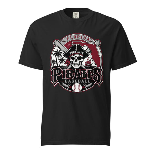 Signature | Comfort Colors T-Shirt | Port City Pirates | Emblem Logo