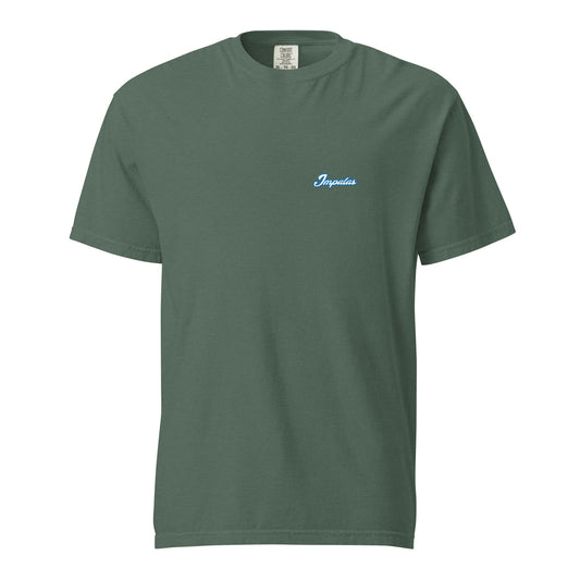 Signature | Comfort Colors T-Shirt | Poudre Football | Crownline Script Logo