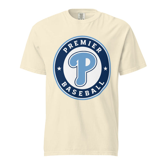 Signature | Comfort Colors T-Shirt | Premier Baseball | Badge Logo