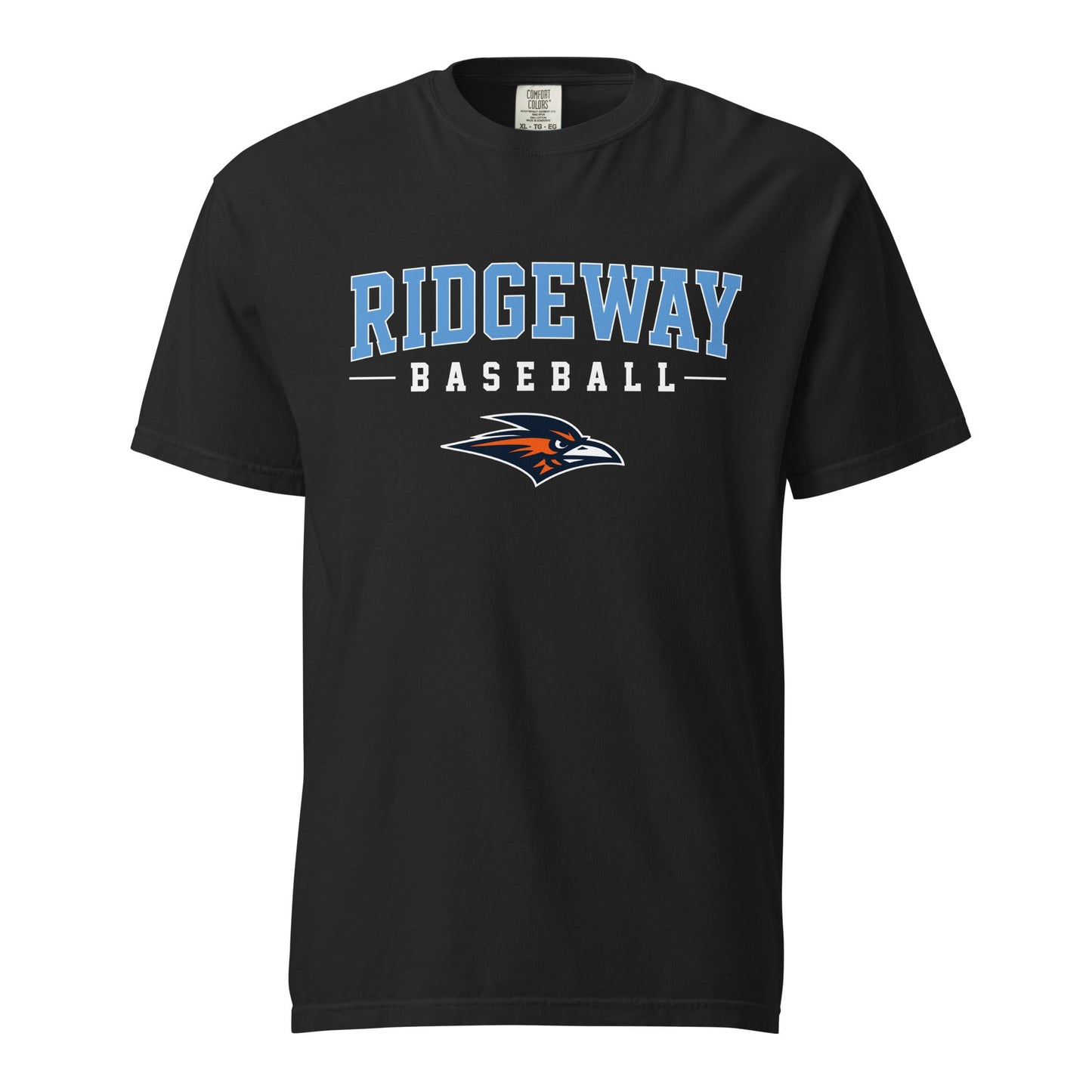 Signature | Comfort Colors T-Shirt | Ridgeway High School Baseball | Athletics Logo