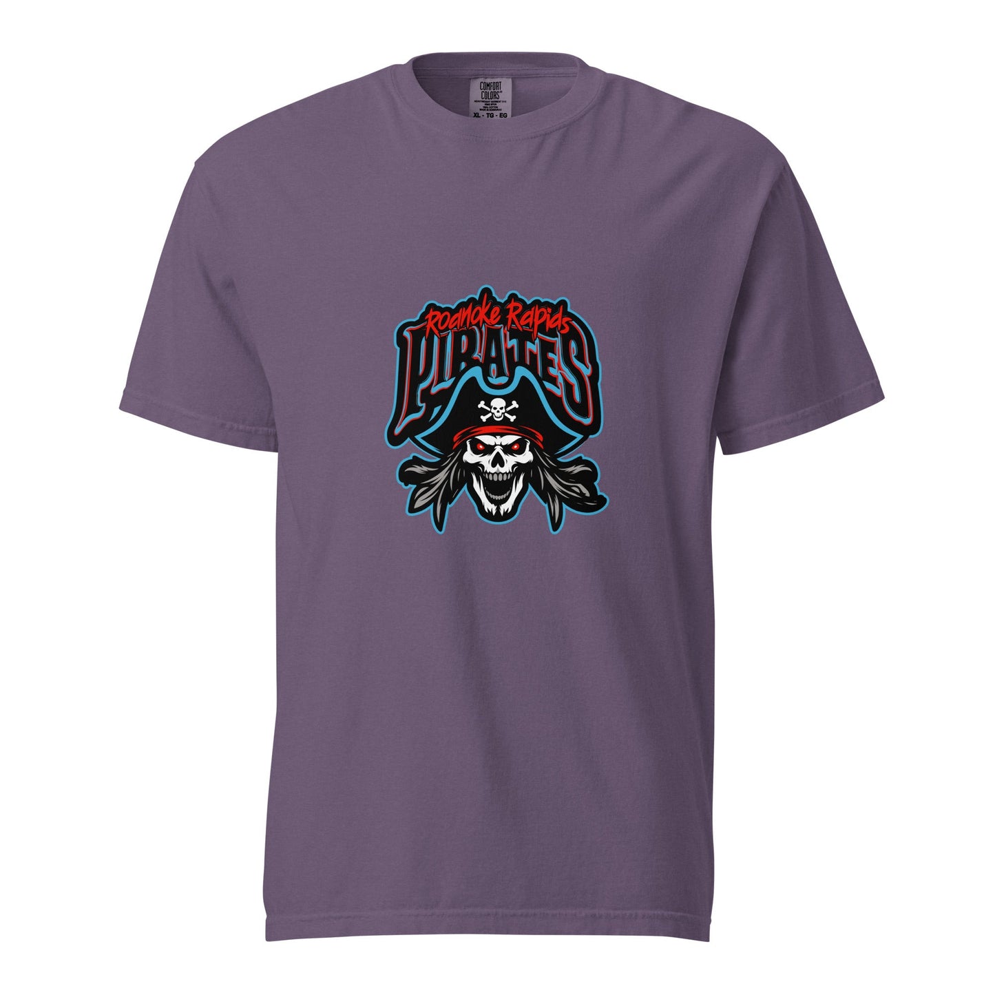 Signature | Comfort Colors T-Shirt | Roanoke Rapids Pirates | Reaver Captain Logo