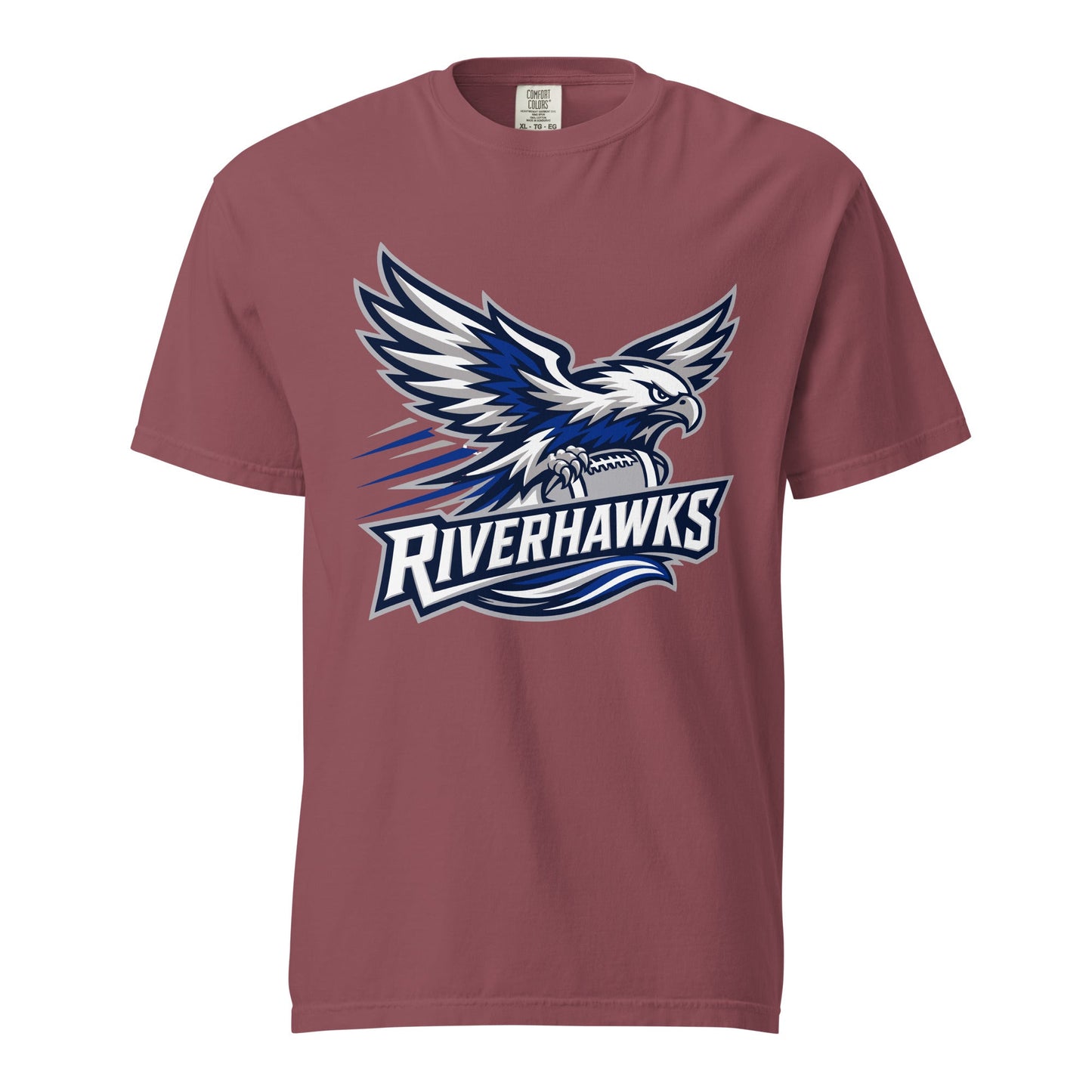 Signature | Comfort Colors T-Shirt | Rochester Riverhawks | Crest Logo