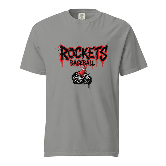Signature | Comfort Colors T-Shirt | Rockets Baseball | Alt Logo 2