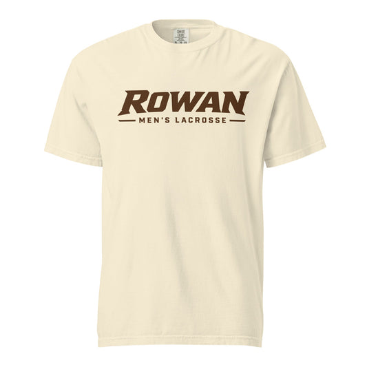 Signature | Comfort Colors T-Shirt | Rowan Men’s Lacrosse | Modern Script Logo
