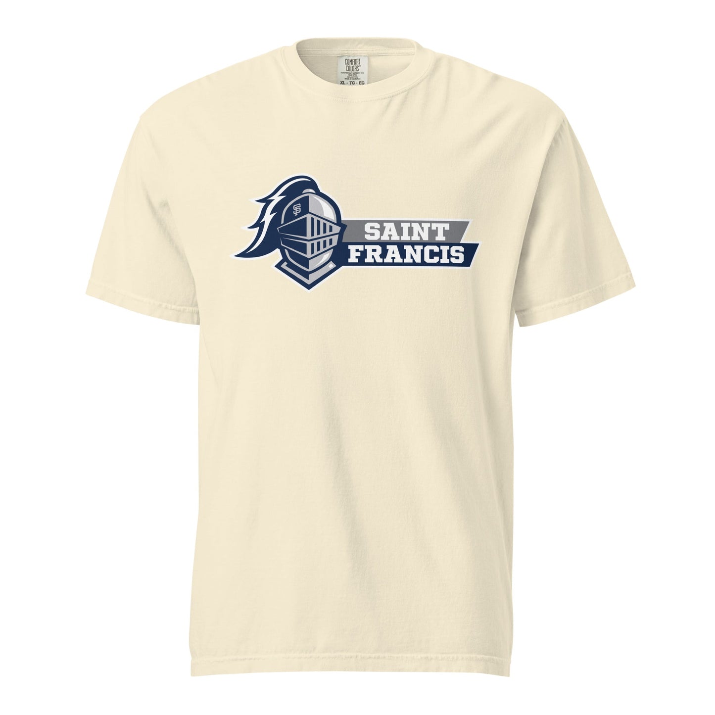 Signature | Comfort Colors T-Shirt | Saint Francis School | Vanguard Logo
