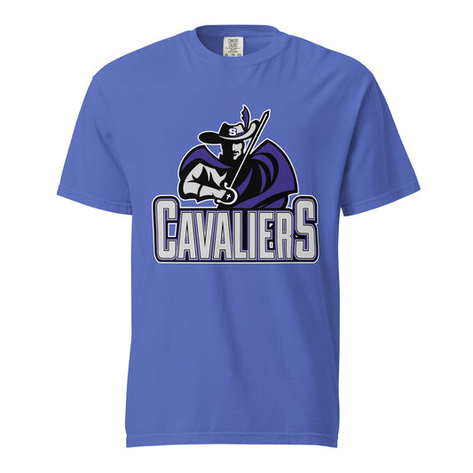 Signature | Comfort Colors T-Shirt | Saint Thomas More | Cavalier Vanguard Logo