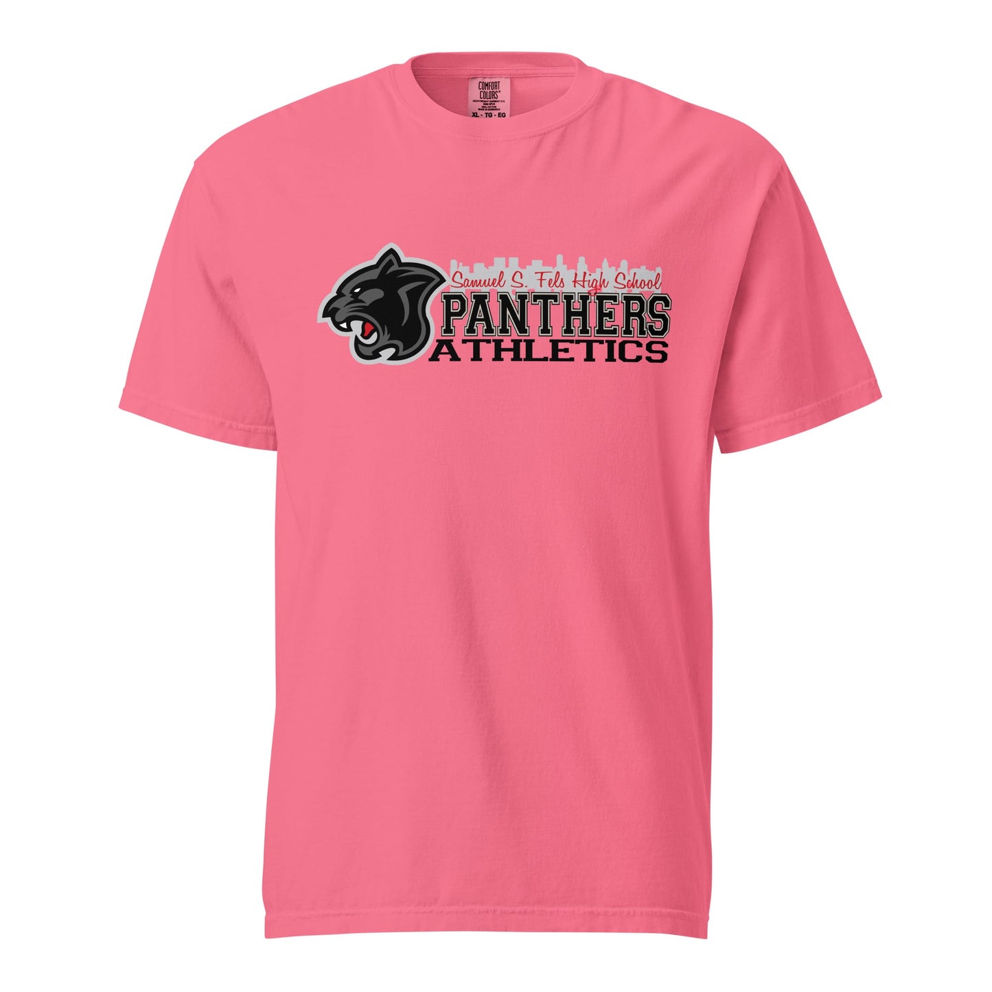 Signature | Comfort Colors T-Shirt | Samuel Fels Football | Vanguard Logo