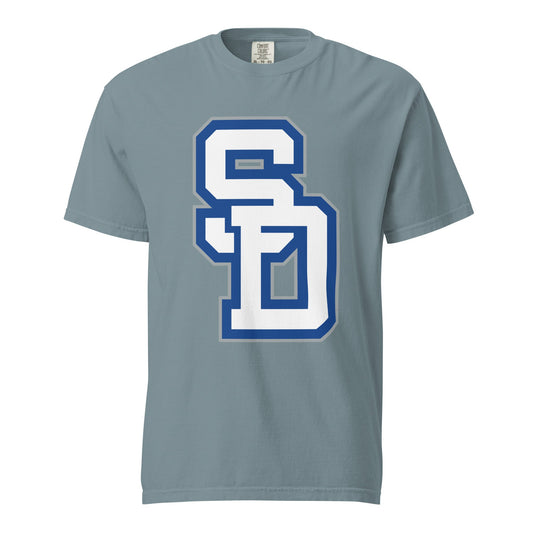 Signature | Comfort Colors T-Shirt | San Diego High School Wrestling | Crest Logo