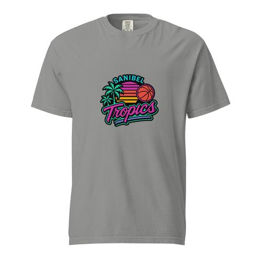 Signature | Comfort Colors T-Shirt | Sanibel Tropics | Coastal Clash Logo