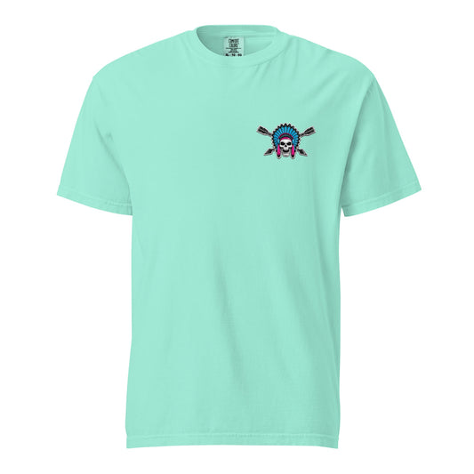 Signature | Comfort Colors T-Shirt | Savage Softball | Chief Skullcrest Logo