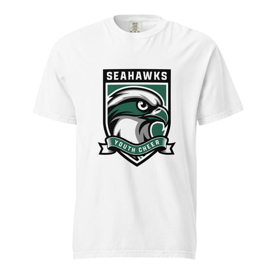 Signature | Comfort Colors T-Shirt | Seahawks Youth Cheer | Shield Logo