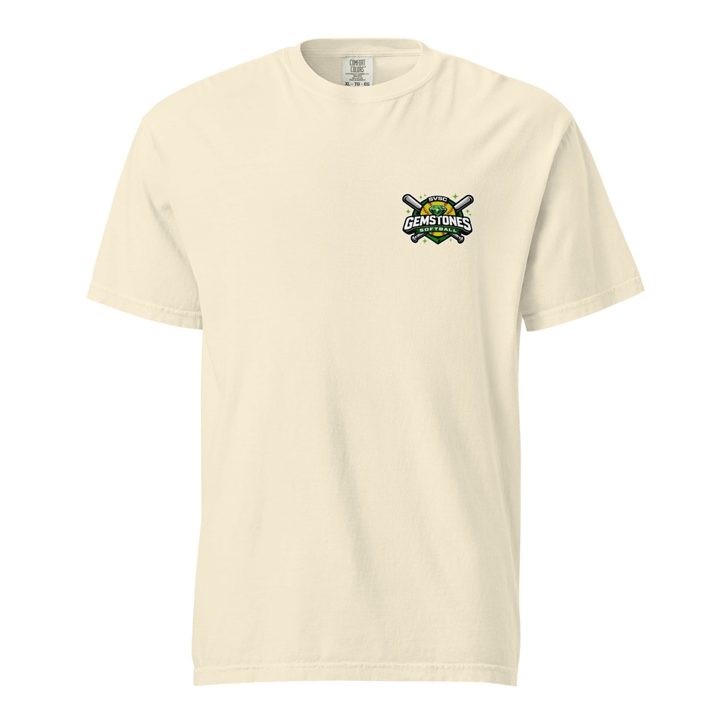 Signature | Comfort Colors T-Shirt | Silver Valley Gemstones | Vanguard Logo
