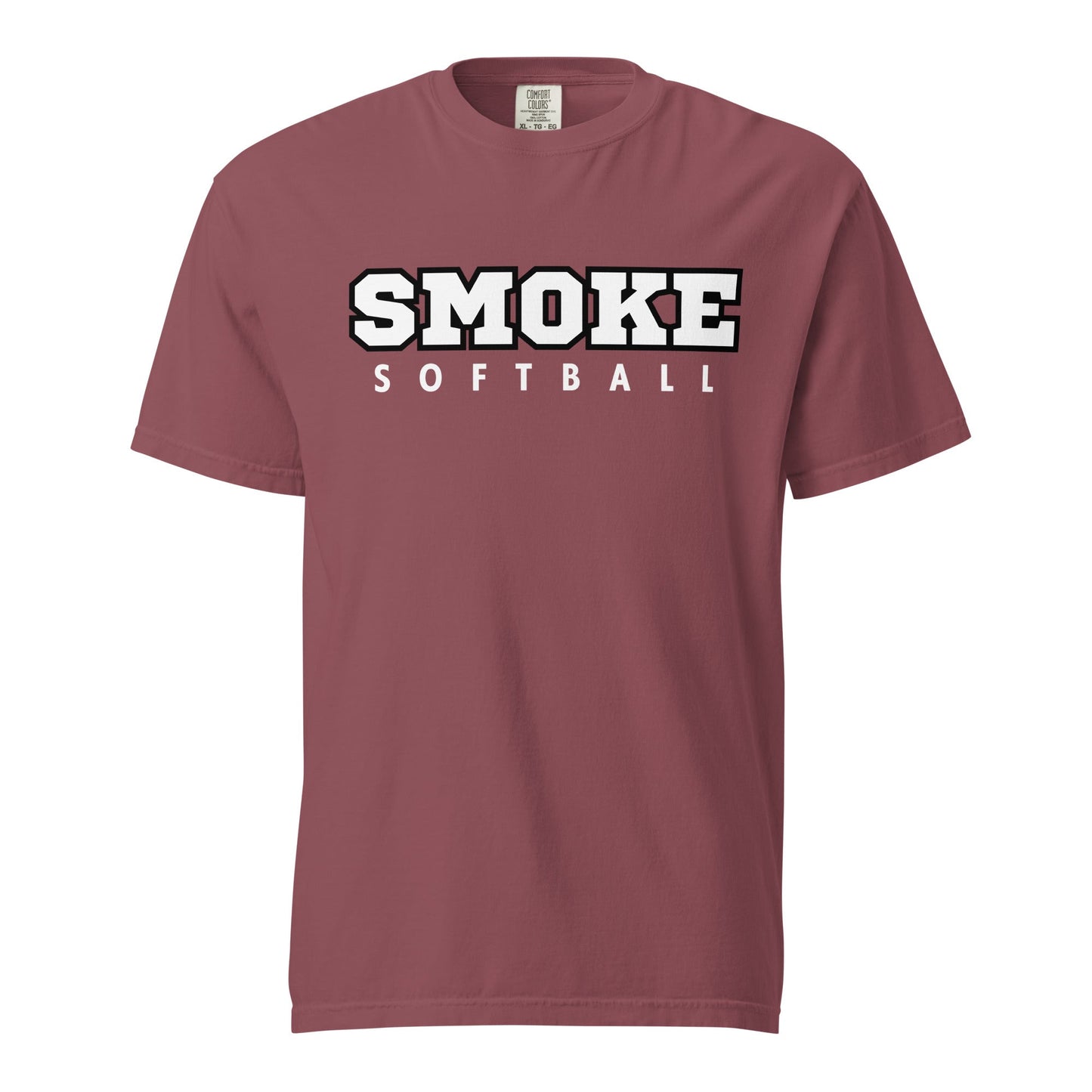 Signature | Comfort Colors T-Shirt | Smoke 14U Softball | Crest Logo