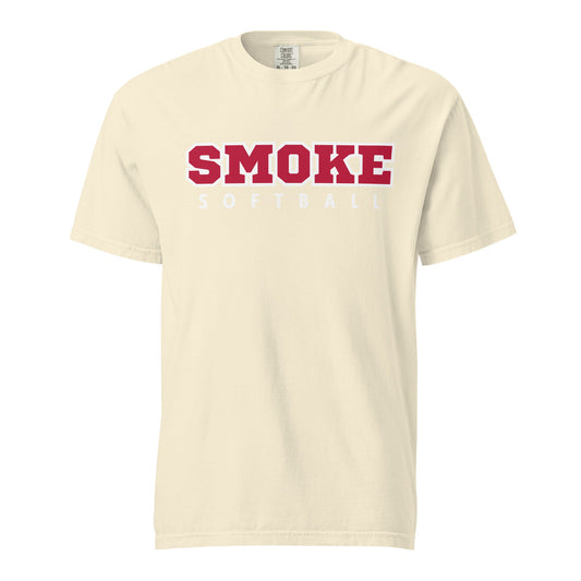 Signature | Comfort Colors T-Shirt | Smoke 14U Softball | Modern Script Logo
