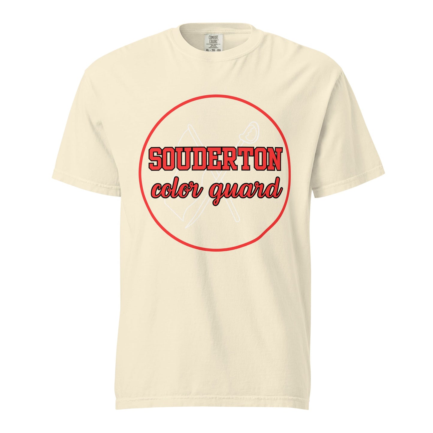 Signature | Comfort Colors T-Shirt | Souderton Color Guard | Badge Logo
