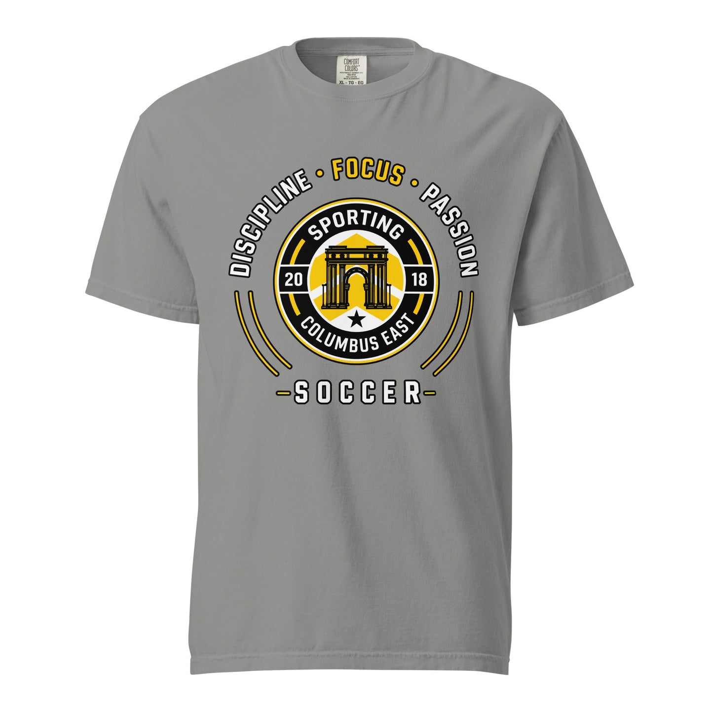 Signature | Comfort Colors T-Shirt | Sporting Columbus East | Emblem Logo