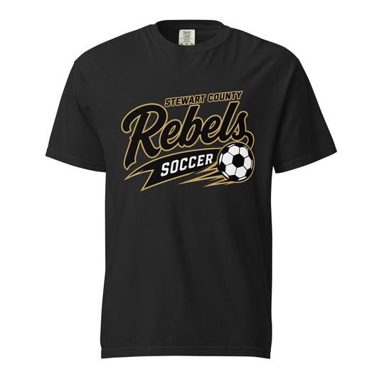 Signature | Comfort Colors T-Shirt | Stewart County Soccer | Rebels Logo