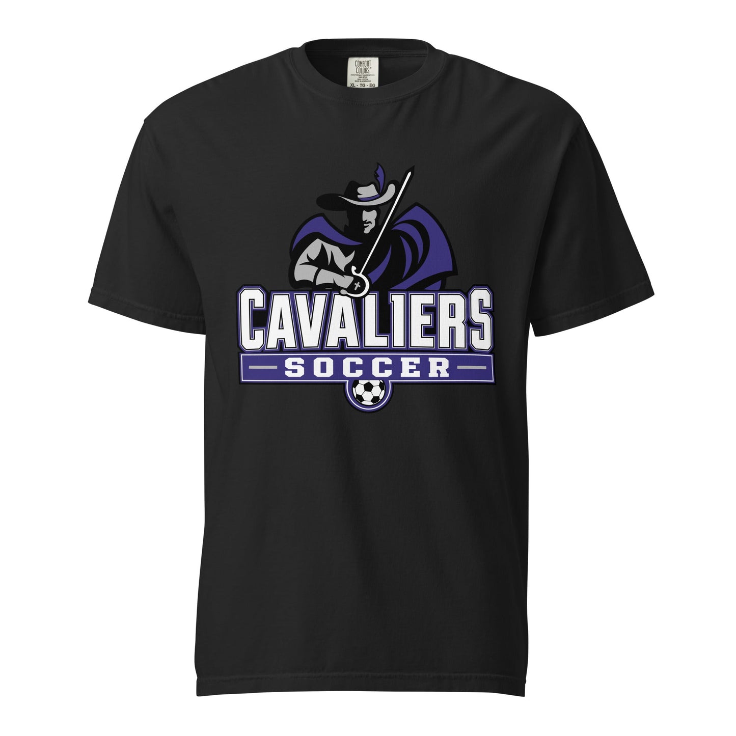 Signature | Comfort Colors T-Shirt | STM Soccer | Vanguard Logo