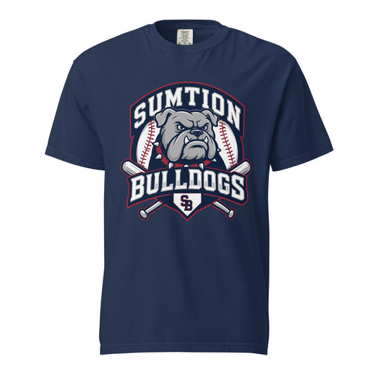 Signature | Comfort Colors T-Shirt | Sumtion bulldogs | Emblem Logo