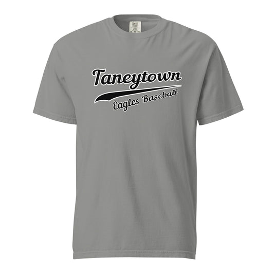 Signature | Comfort Colors T-Shirt | Taneytown Eagles Baseball | Script Logo