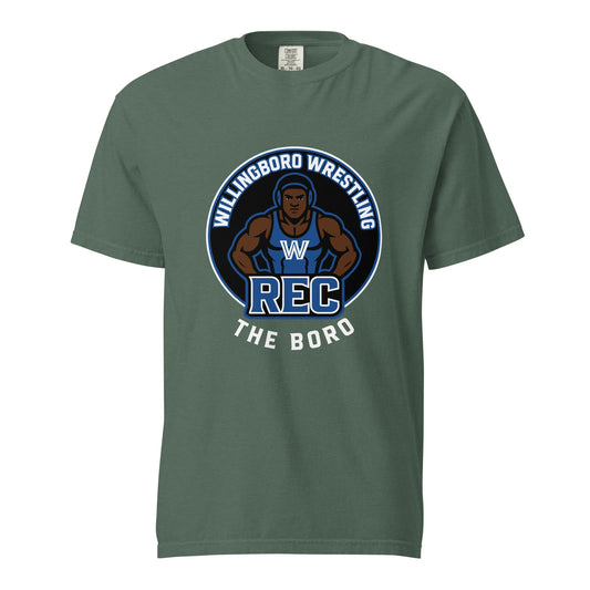 Signature | Comfort Colors T-Shirt | The Boro Brand | Wrestler Logo