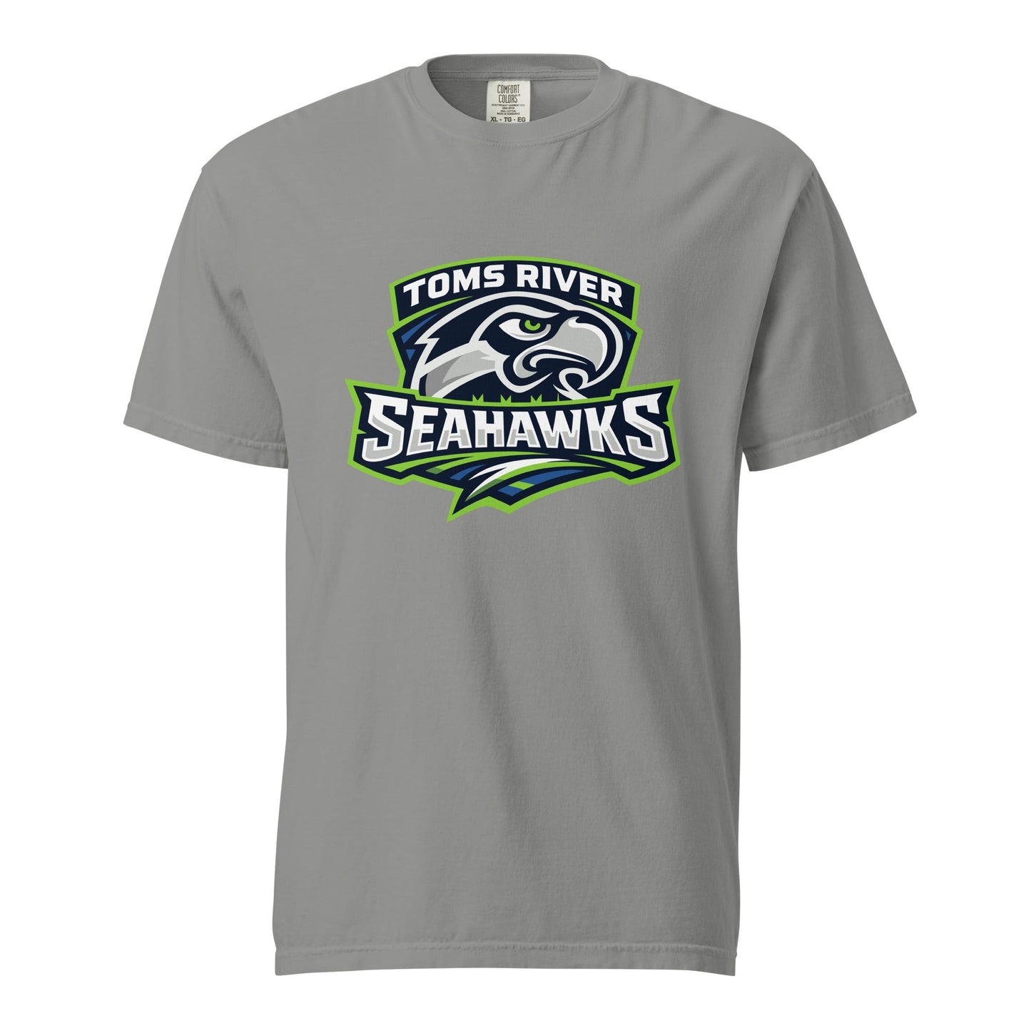 Signature | Comfort Colors T-Shirt | Toms River Seahawks | Mascot Script Logo