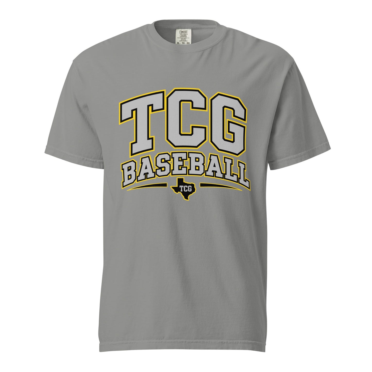 Signature | Comfort Colors T-Shirt | Tri-County Ghosts | TCG Crest Logo