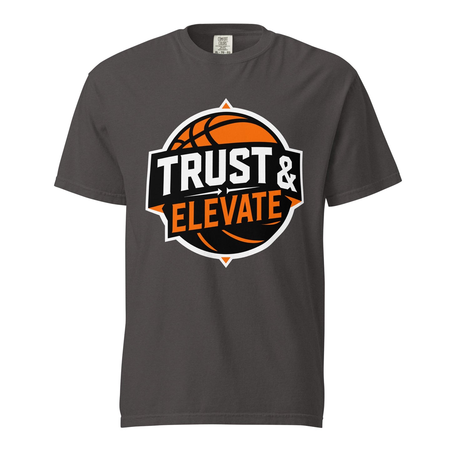 Signature | Comfort Colors T-Shirt | Trust & Elevate | Athletic Logo