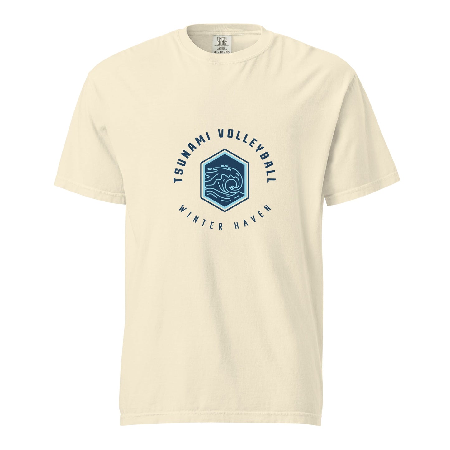 Signature | Comfort Colors T-Shirt | Tsunami Volleyball Club | Crest Logo