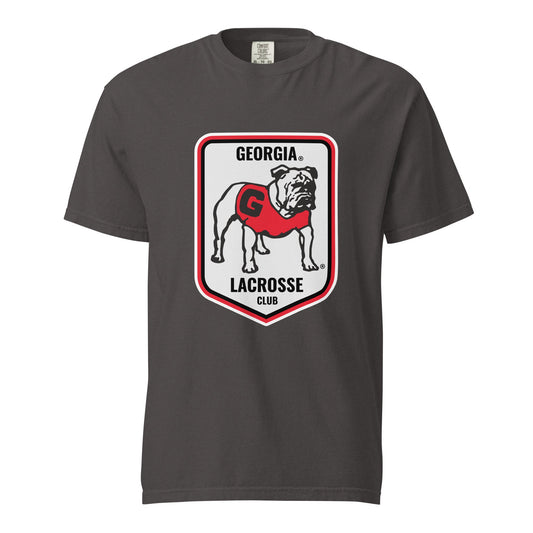 Signature | Comfort Colors T-Shirt | UGA Club Lacrosse | Shield Logo