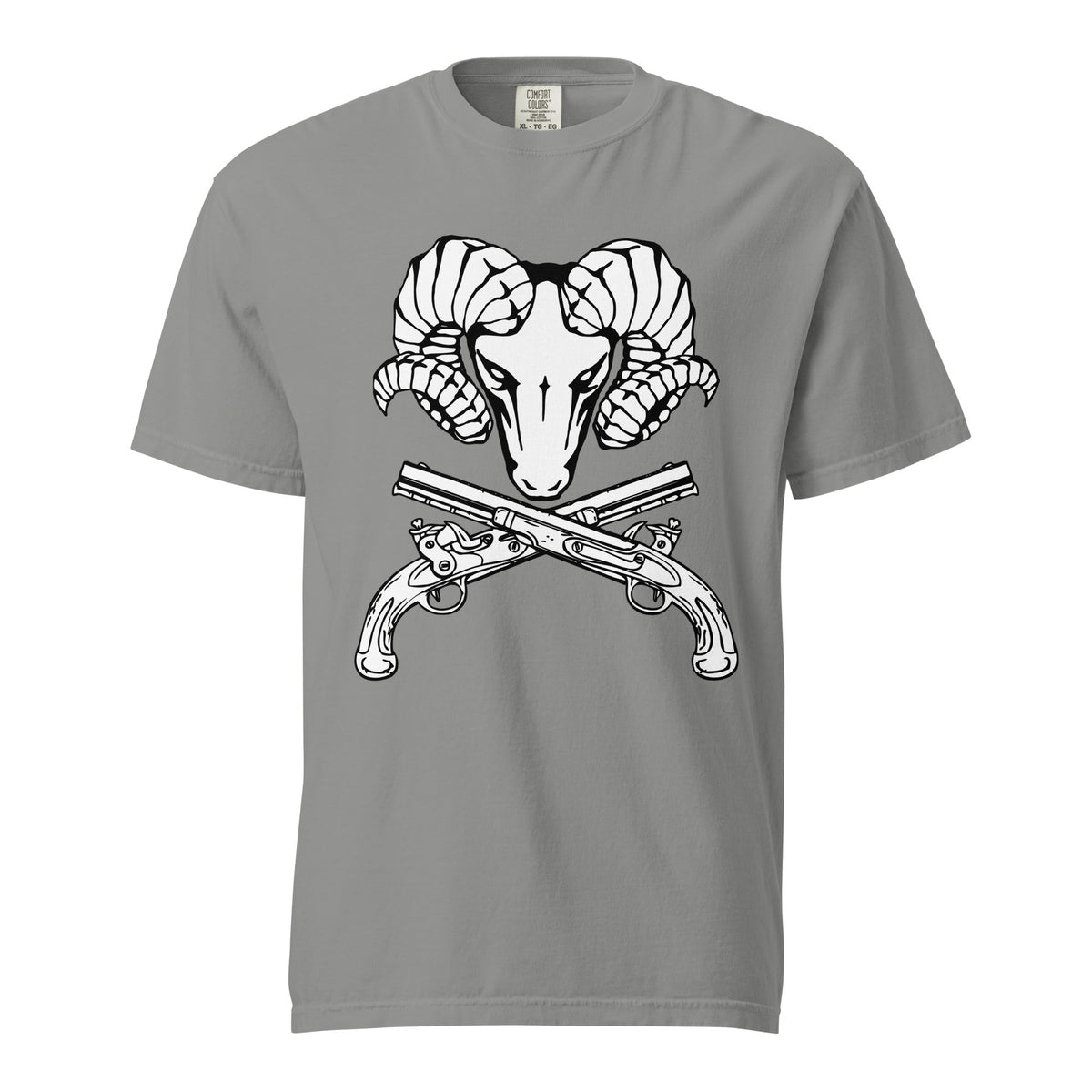 Signature | Comfort Colors T-Shirt | USNA Pistol Team | Emblem Logo