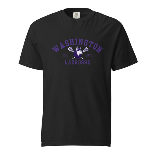 Signature | Comfort Colors T-Shirt | UW Women's Club Lacrosse | Washington Lacrosse Logo