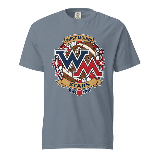 Signature | Comfort Colors T-Shirt | West Mound Stars | Vanguard Logo