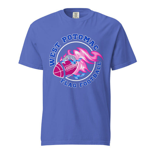 Signature | Comfort Colors T-Shirt | West Potomac Flag Football | Crest Logo