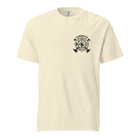 Signature | Comfort Colors T-Shirt | Zumbrota Fire Department | Badge Logo